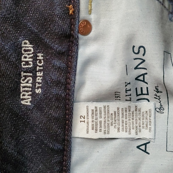 American eagle artist crop capri size 12 - Picture 5 of 5